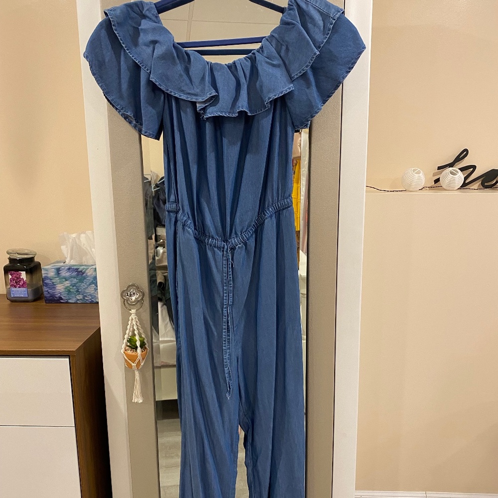 Cute Denim Jumpsuit